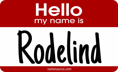 Hello my name is Rodelind png download