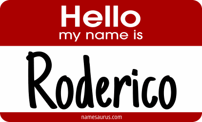 Hello my name is Roderico png download