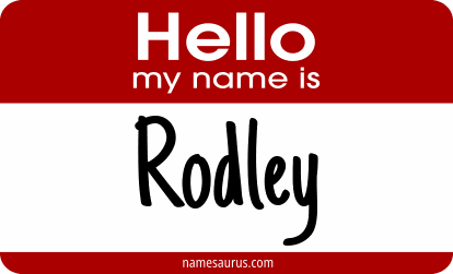 Hello my name is Rodley png download