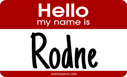 Hello my name is Rodne png download