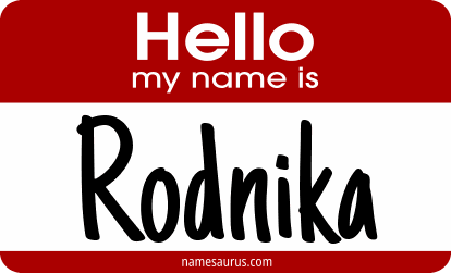 Hello my name is Rodnika png download