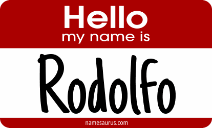 Hello my name is Rodolfo png download