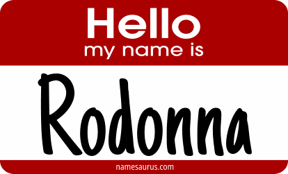 Hello my name is Rodonna png download