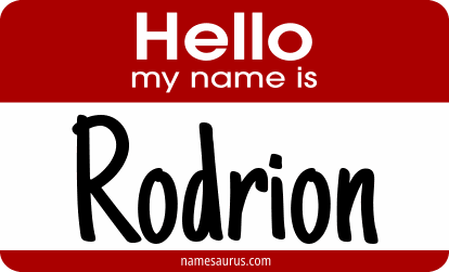 Hello my name is Rodrion png download