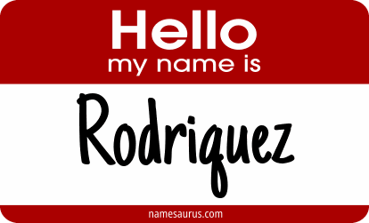 Hello my name is Rodriquez png download
