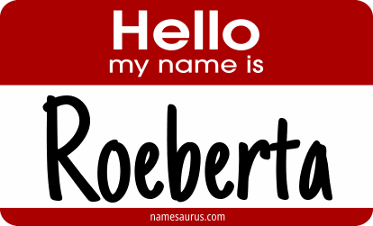 Hello my name is Roeberta png download