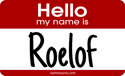 Hello my name is Roelof png download