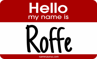Hello my name is Roffe png download