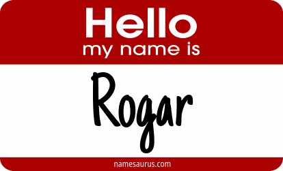Hello my name is Rogar png download