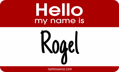 Hello my name is Rogel png download