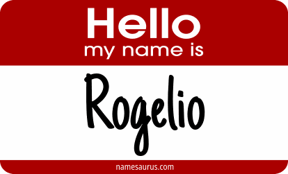 Hello my name is Rogelio png download