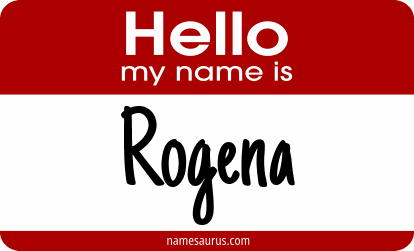Hello my name is Rogena png download