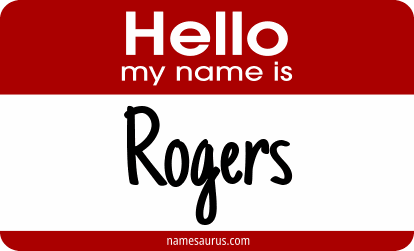 Hello my name is Rogers png download