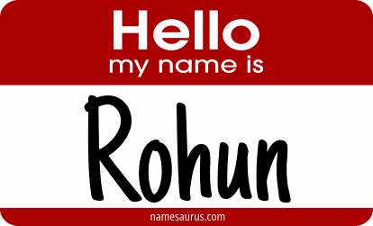 Hello my name is Rohun png download