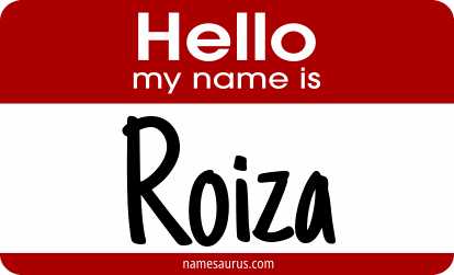 Hello my name is Roiza png download
