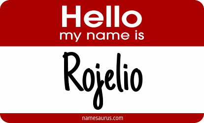 Hello my name is Rojelio png download