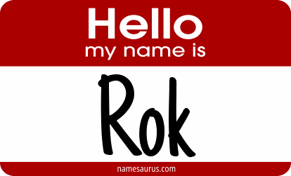 Hello my name is Rok png download