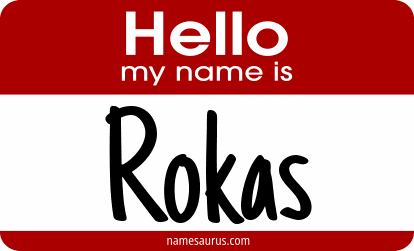 Hello my name is Rokas png download
