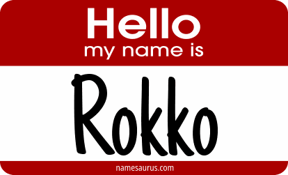 Hello my name is Rokko png download
