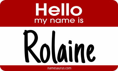 Hello my name is Rolaine png download
