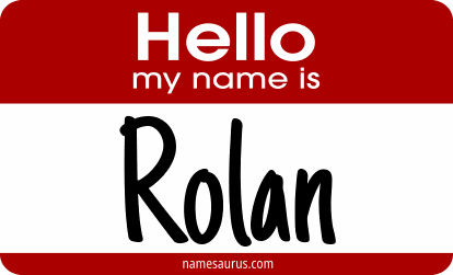 Hello my name is Rolan png download