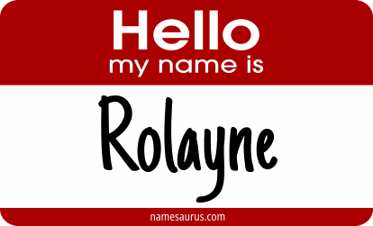 Hello my name is Rolayne png download