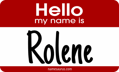 Hello my name is Rolene png download