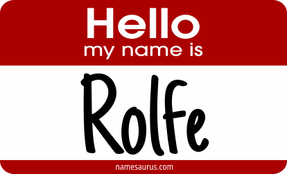 Hello my name is Rolfe png download