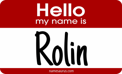 Hello my name is Rolin png download