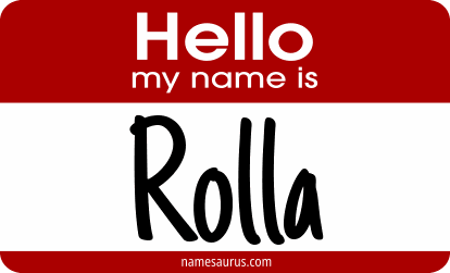Hello my name is Rolla png download
