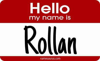 Hello my name is Rollan png download