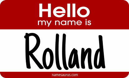 Hello my name is Rolland png download