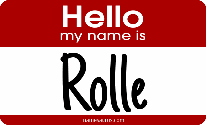 Hello my name is Rolle png download