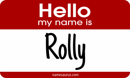 Hello my name is Rolly png download
