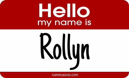 Hello my name is Rollyn png download