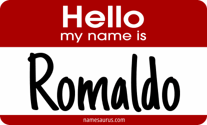 Hello my name is Romaldo png download