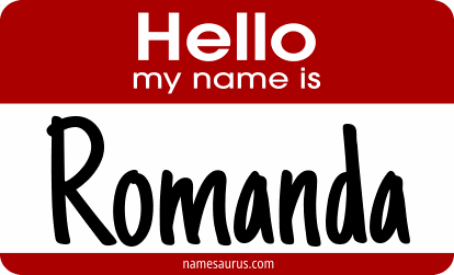 Hello my name is Romanda png download