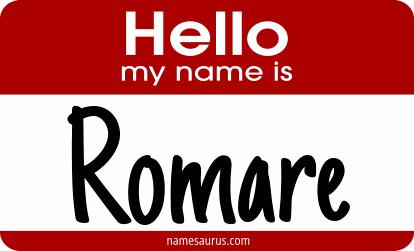 Hello my name is Romare png download