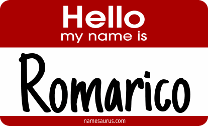 Hello my name is Romarico png download