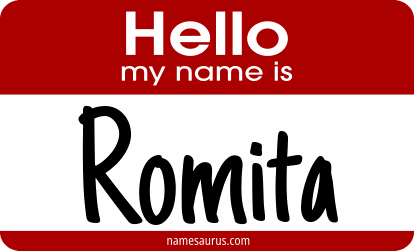 Hello my name is Romita png download