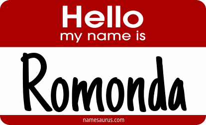 Hello my name is Romonda png download