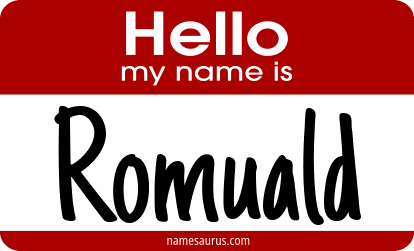 Hello my name is Romuald png download