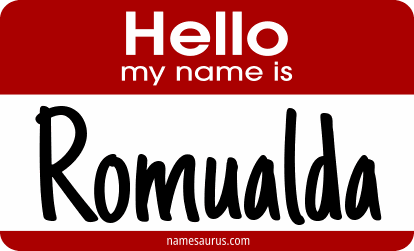 Hello my name is Romualda png download