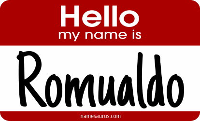 Hello my name is Romualdo png download
