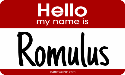Hello my name is Romulus png download