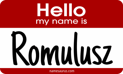 Hello my name is Romulusz png download