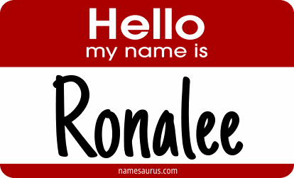 Hello my name is Ronalee png download