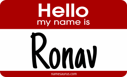 Hello my name is Ronav png download