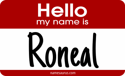 Hello my name is Roneal png download