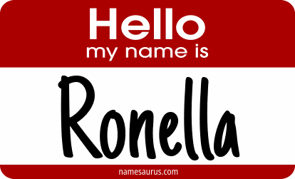 Hello my name is Ronella png download